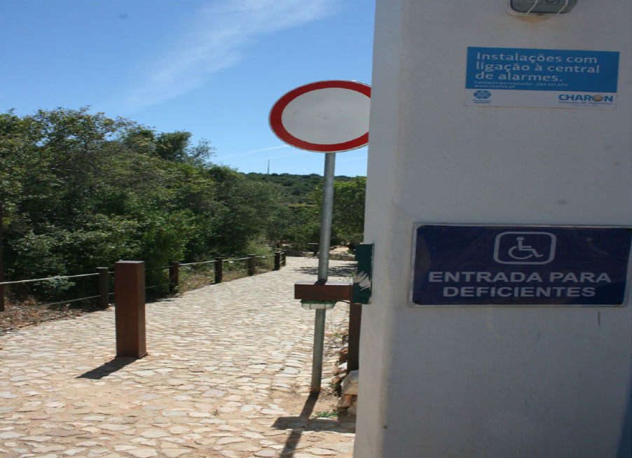 Even parks have well-signposted disabled access